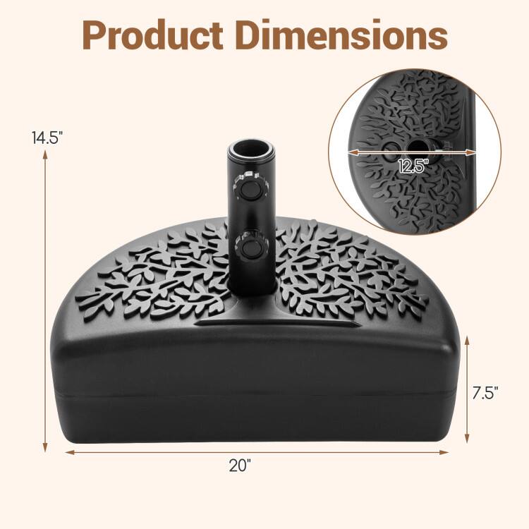 Product Dimensions: 14.5" x 12.5" x 7.5" x 20"