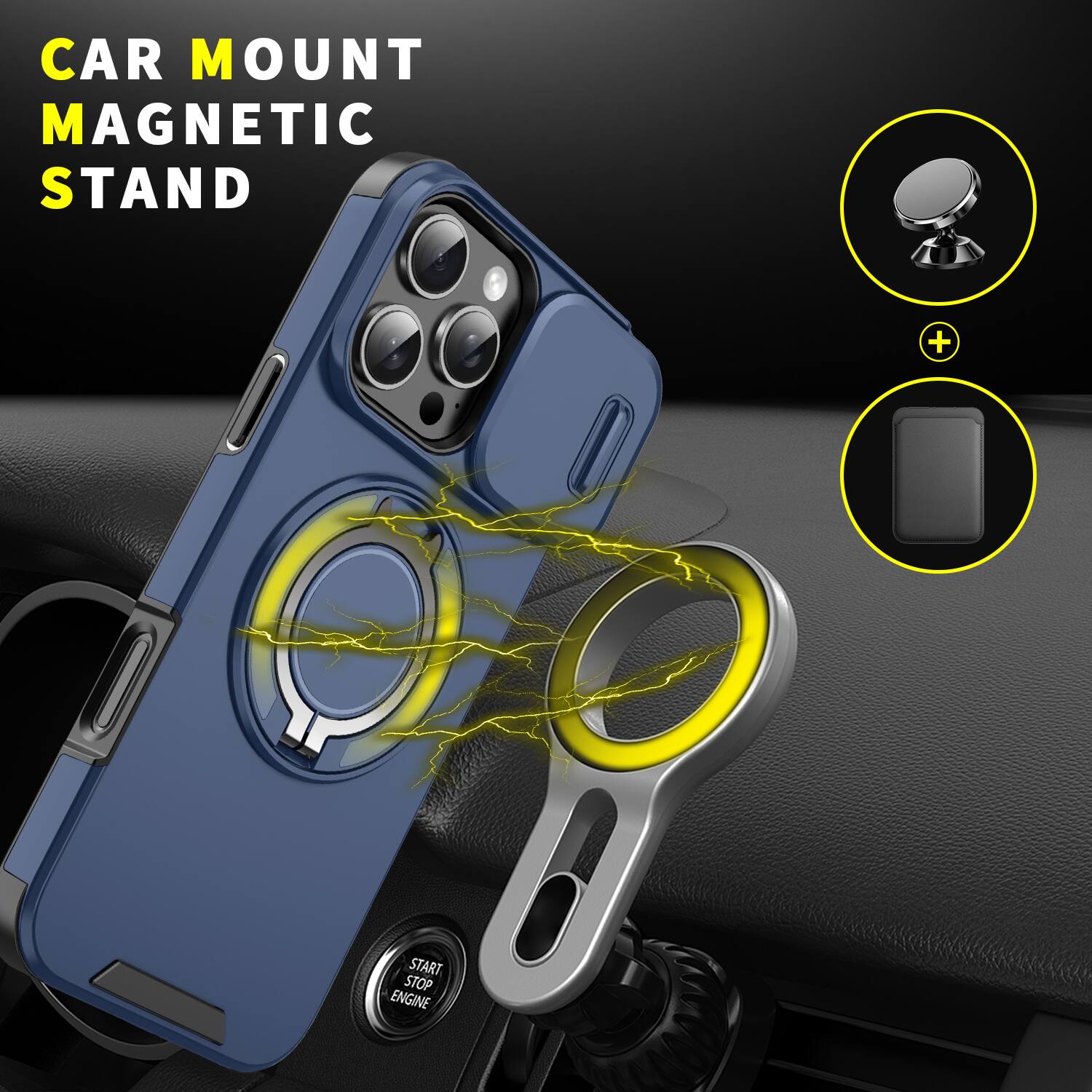 CAR MOUNT MAGNETIC STAND

START STOP ENGINE