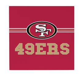 Evergreen Enterprises - San Francisco 49ers 12" x 12" Wood Wall Sign - Multicolor