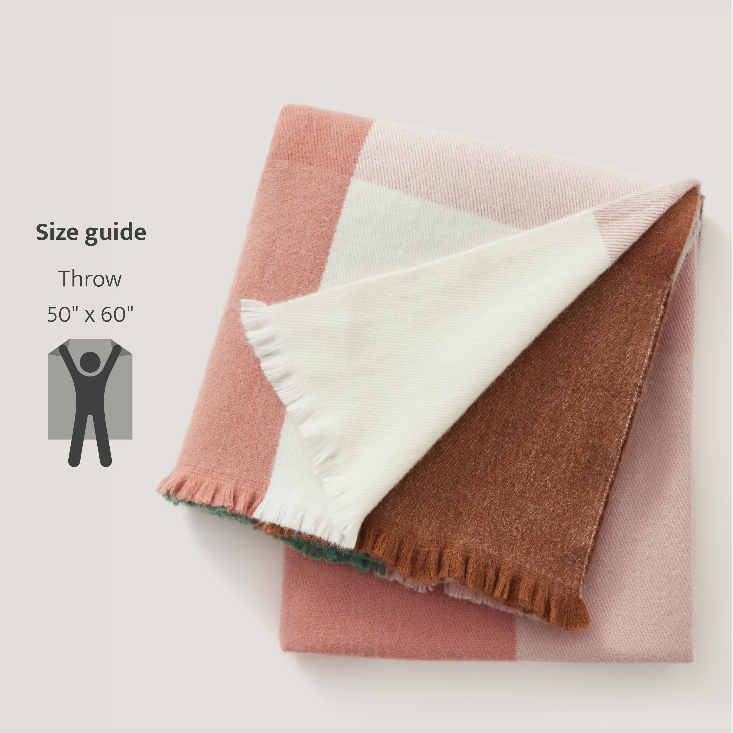 Size guide  
Throw  
50" x 60"