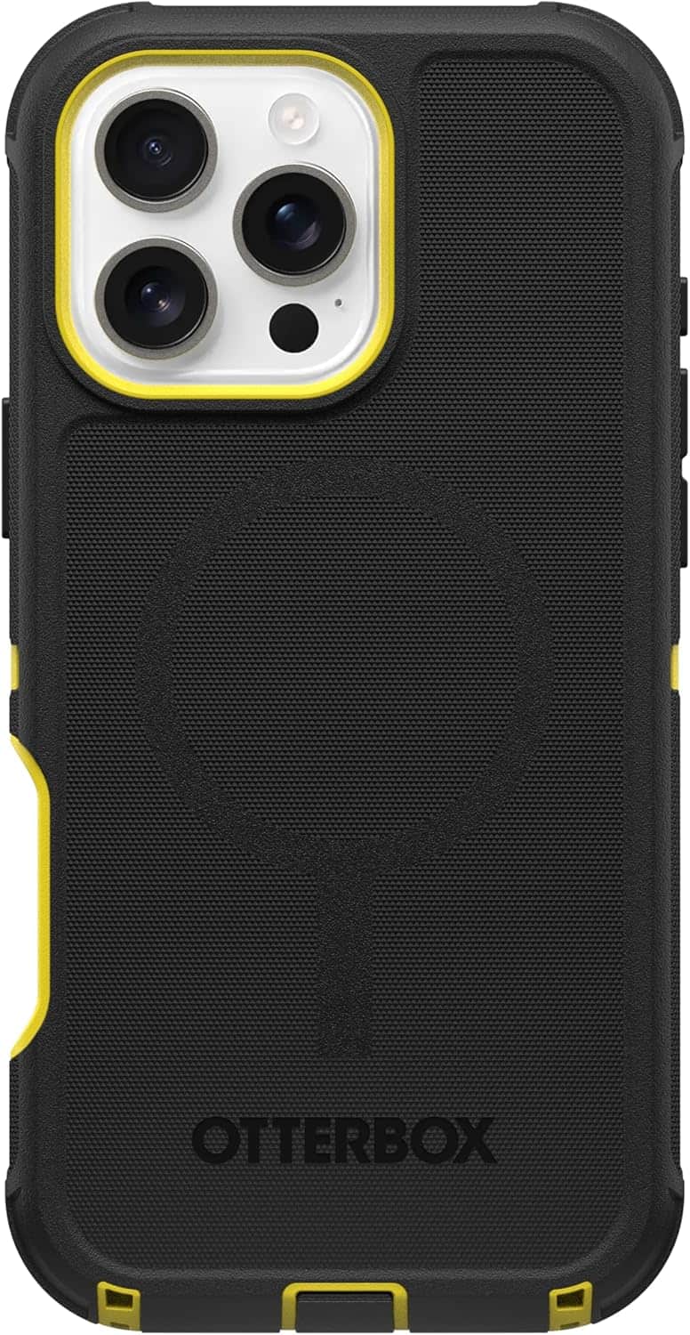 OtterBox - Defender Series hard Shell Case With Magsafe for Apple iPhone 16 Pro Max - Night (Black & Yellow) price history on PriceWatchPro