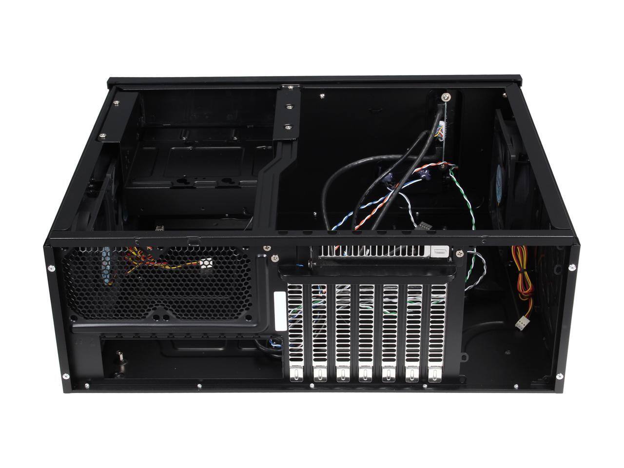 Alt View 3. SilverStone - SILVERSTONE Grandia Series GD10B Aluminum HTPC for ATX / Micro-ATX / SSI-CEB Computer Case - Silver.