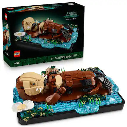 Floating Sea Otters
LEGO IDEAS
18+
21366
1234 pcs/pzs