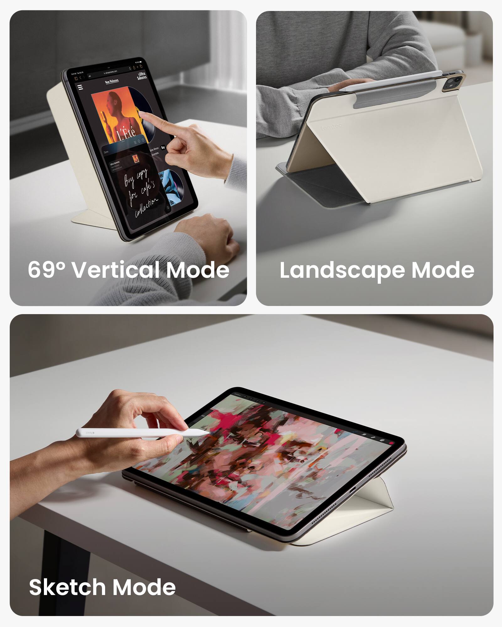 * 69 Vertical Mode
* Landscape Mode
* Sketch Mode