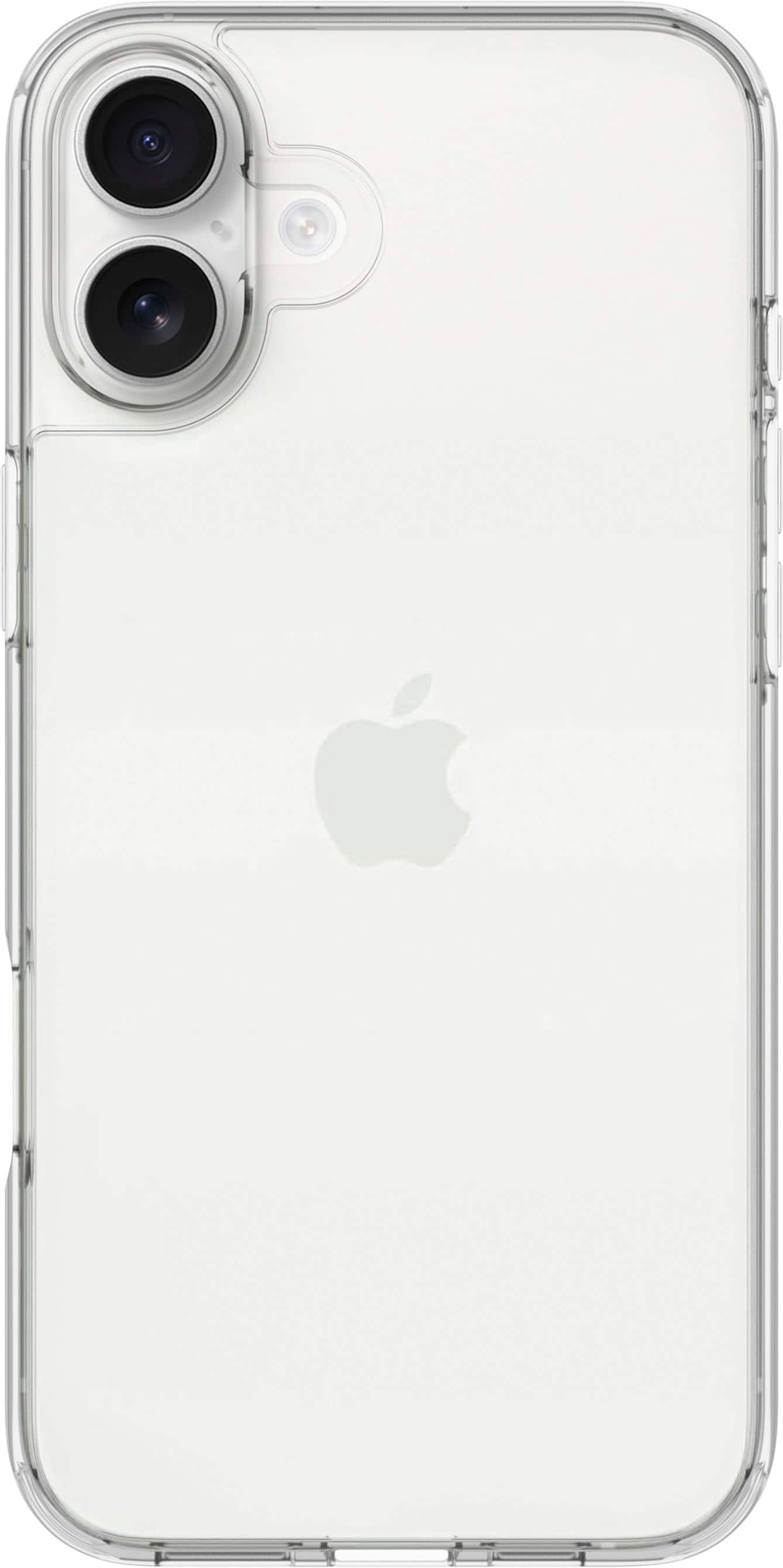 Insignia™ - Hard-Shell Case for iPhone 16 - Clear - Front_Zoom