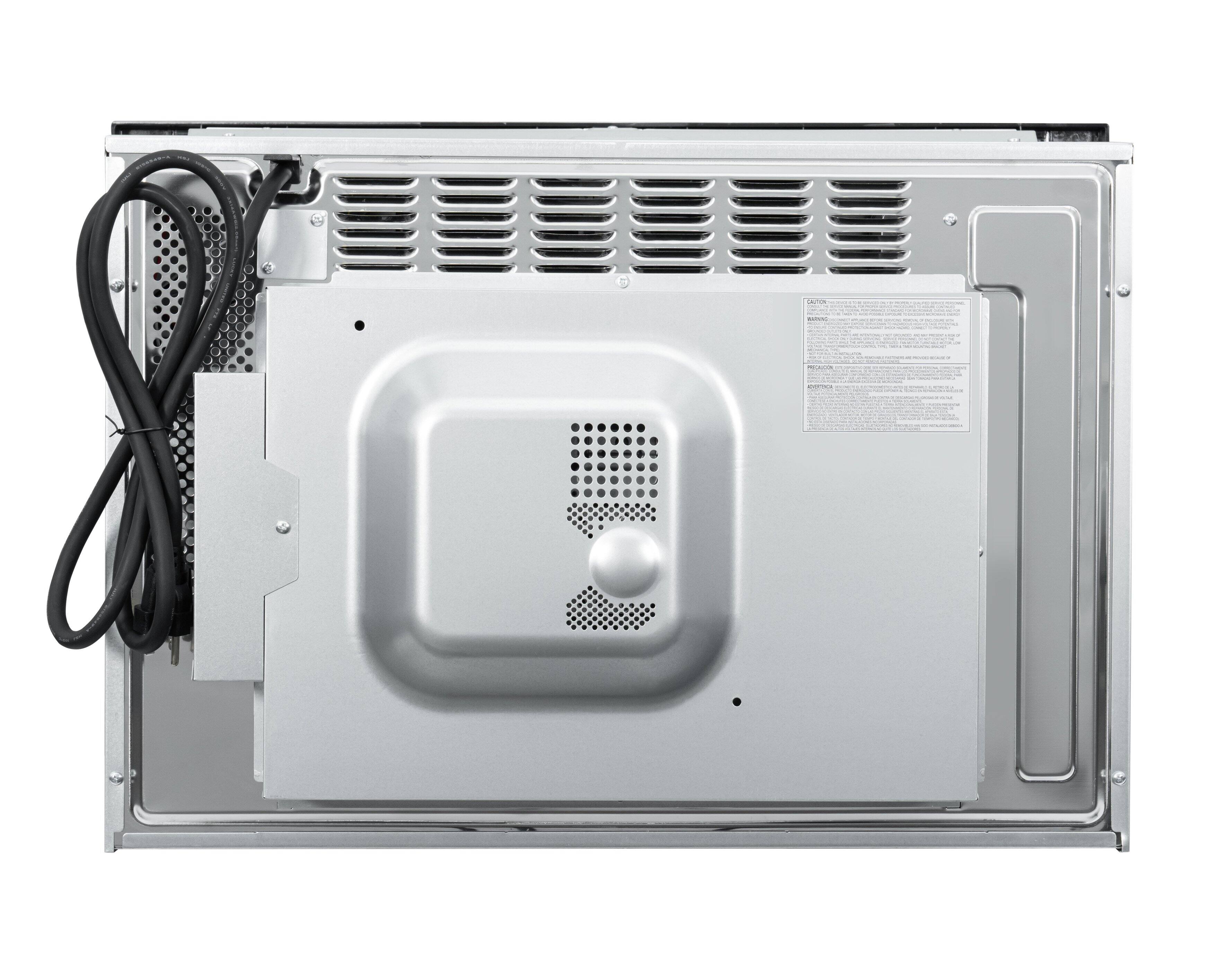 Alt View 6. Koolmore - 30 in. Built-In Microwave with Convection Oven and Air Fryer, 1.6 cu. ft. Capacity in Stainless-Steel (KM-CWO30-SS) - Stainless-Steel.