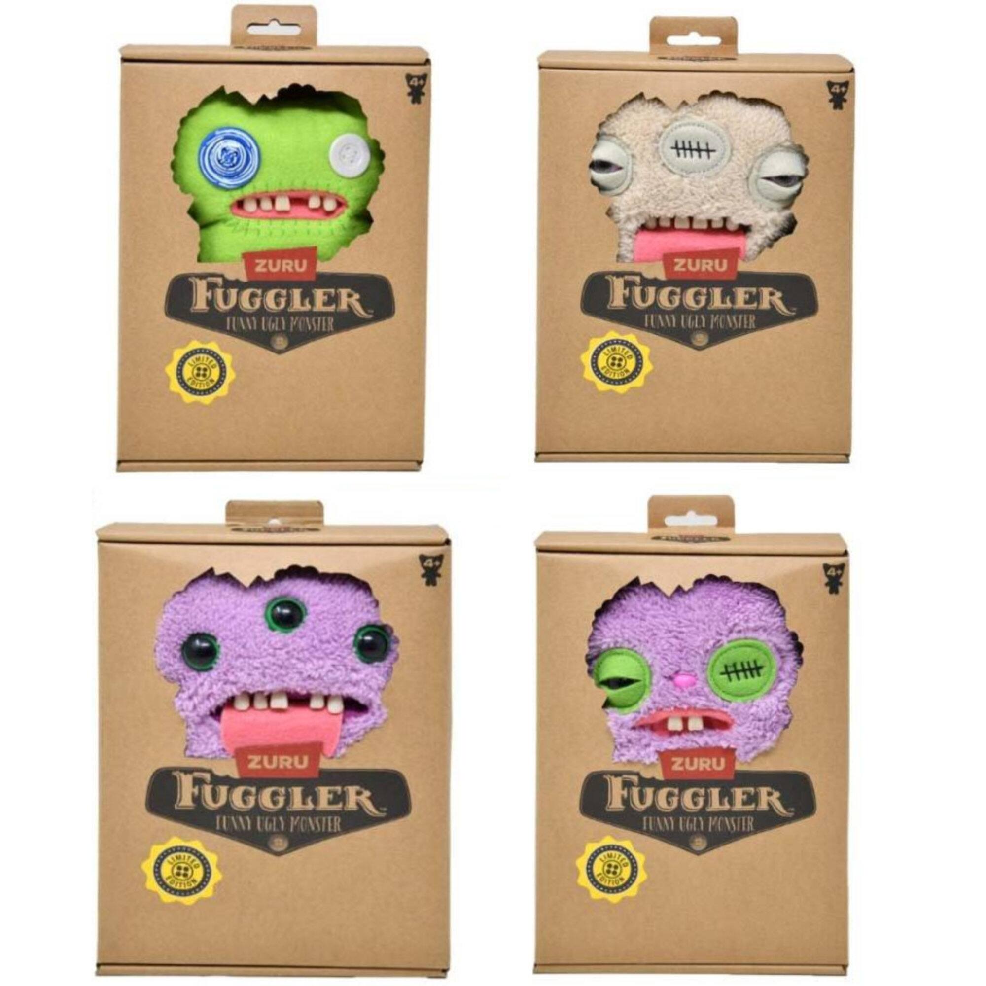 Pack of 4 Zuru Fuggler Limited Edition Plush Toy 9 Inch Random ...