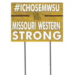 Jardine - Missouri Western State Griffons 18'' x 24'' I Chose Lawn Sign - Black