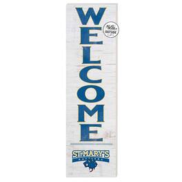 Jardine - St. Mary's University Rattlers 10'' x 35'' Indoor/Outdoor Welcome Sign - White