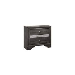 Best Quality Furniture - David Night Stand - Gray
