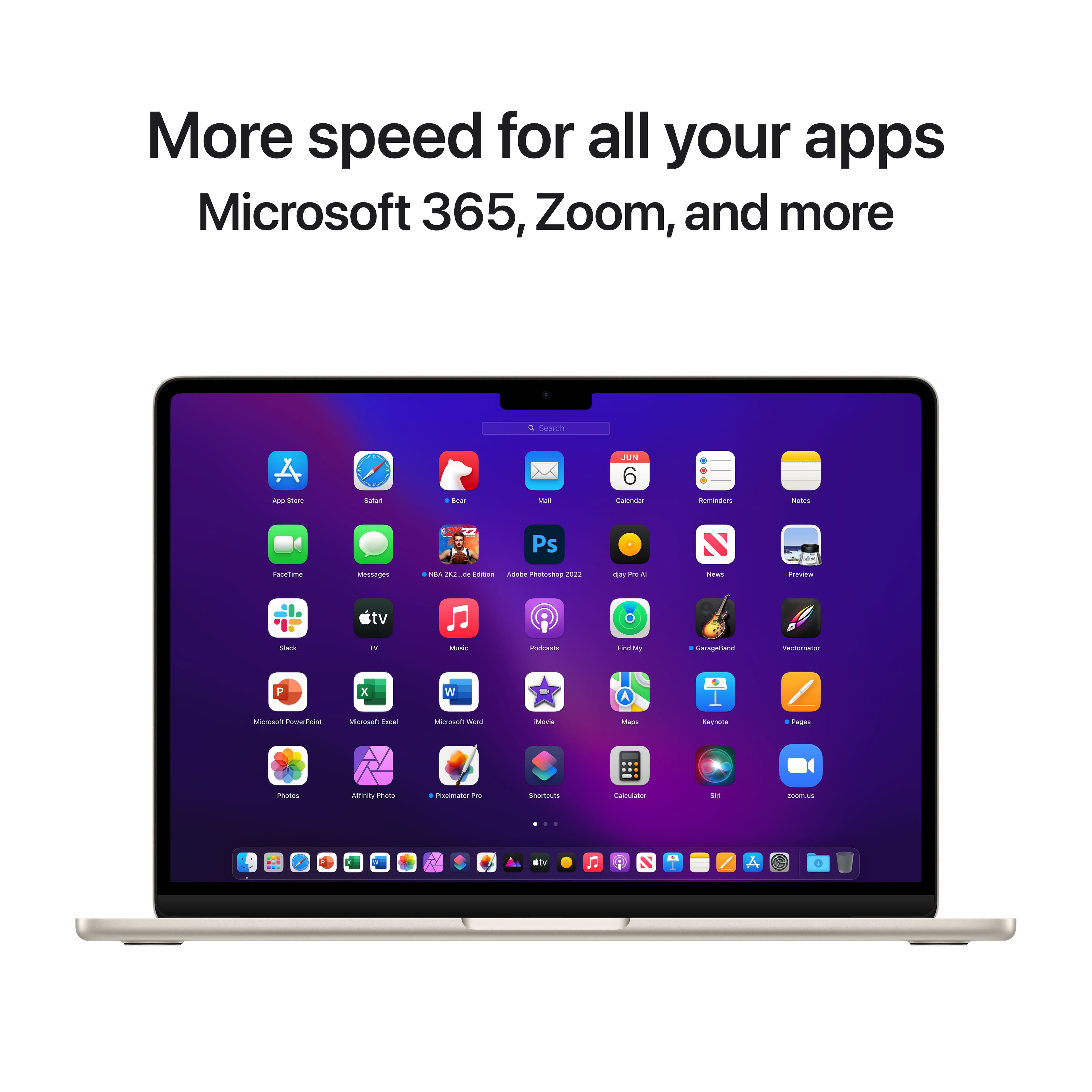 More speed for all your apps - Microsoft 365, Zoom, and more.