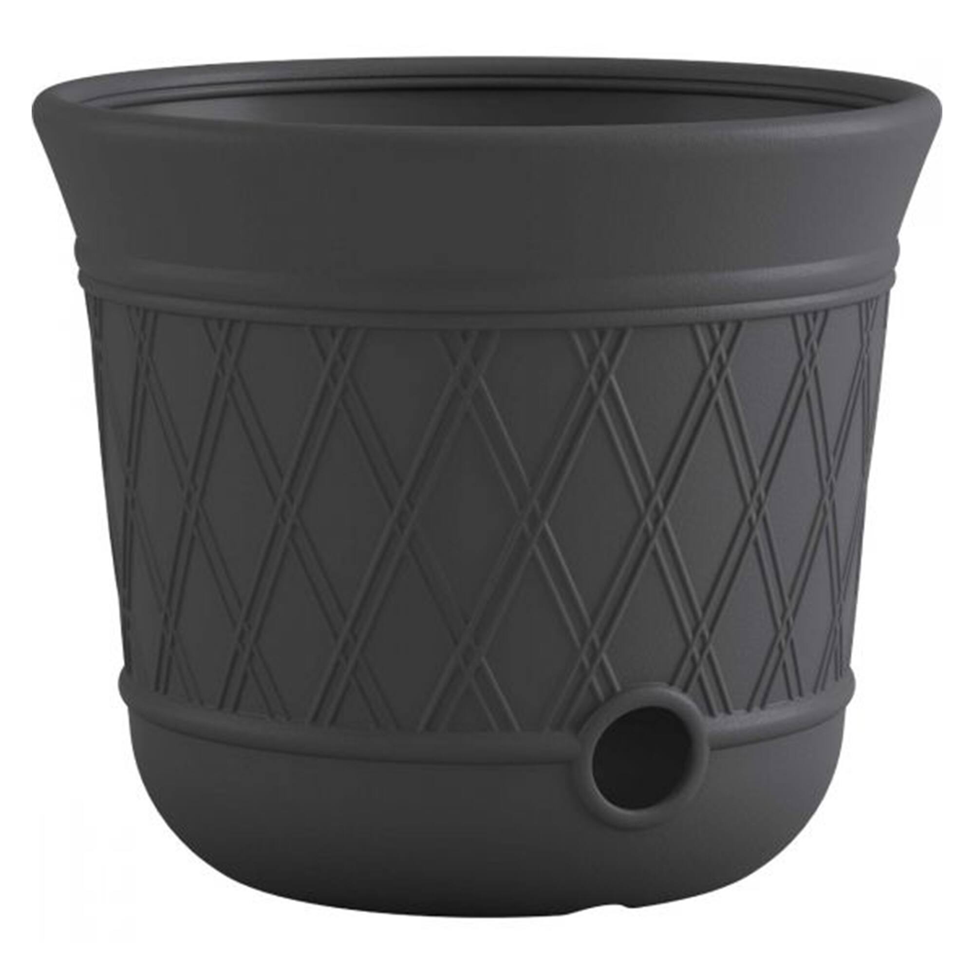 Alt View 5. Suncast - Suncast 14 x 12 Inch Decorative Hideaway Garden Hose Storage Pot, Gray (2 Pack).
