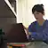 Alt View 10. HP - OmniBook X - 16" 2K OLED Touchscreen Laptop - Snapdragon X Plus (2025) - 16GB Memory - 512GB SSD - Copilot+ PC - Deep Espresso.