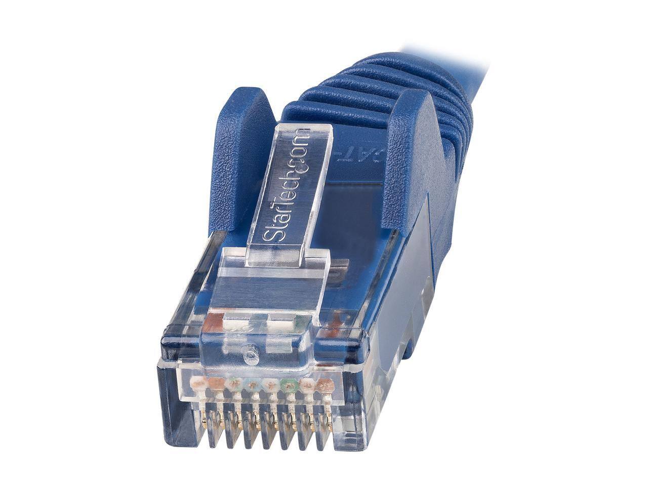 Alt View 2. StarTech.com - StarTech.com N6LPATCH3BL 3ft CAT6 LSZH 10Gig 650MHz 100W PoE RJ45 UTP Blue Patch Cord.