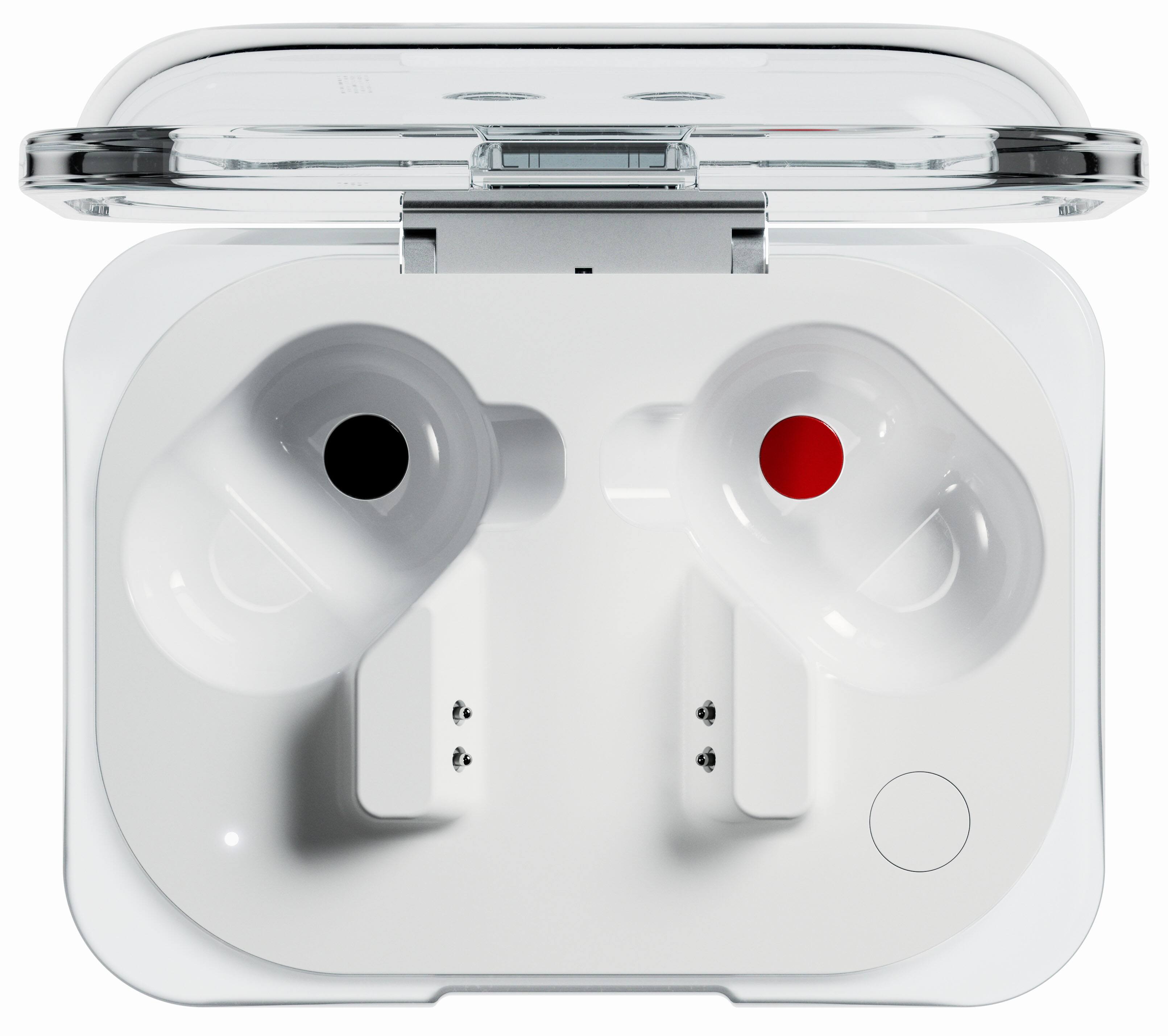 Alt View 4. Nothing - Ear (a) Wireless Bluetooth Earbuds - White.