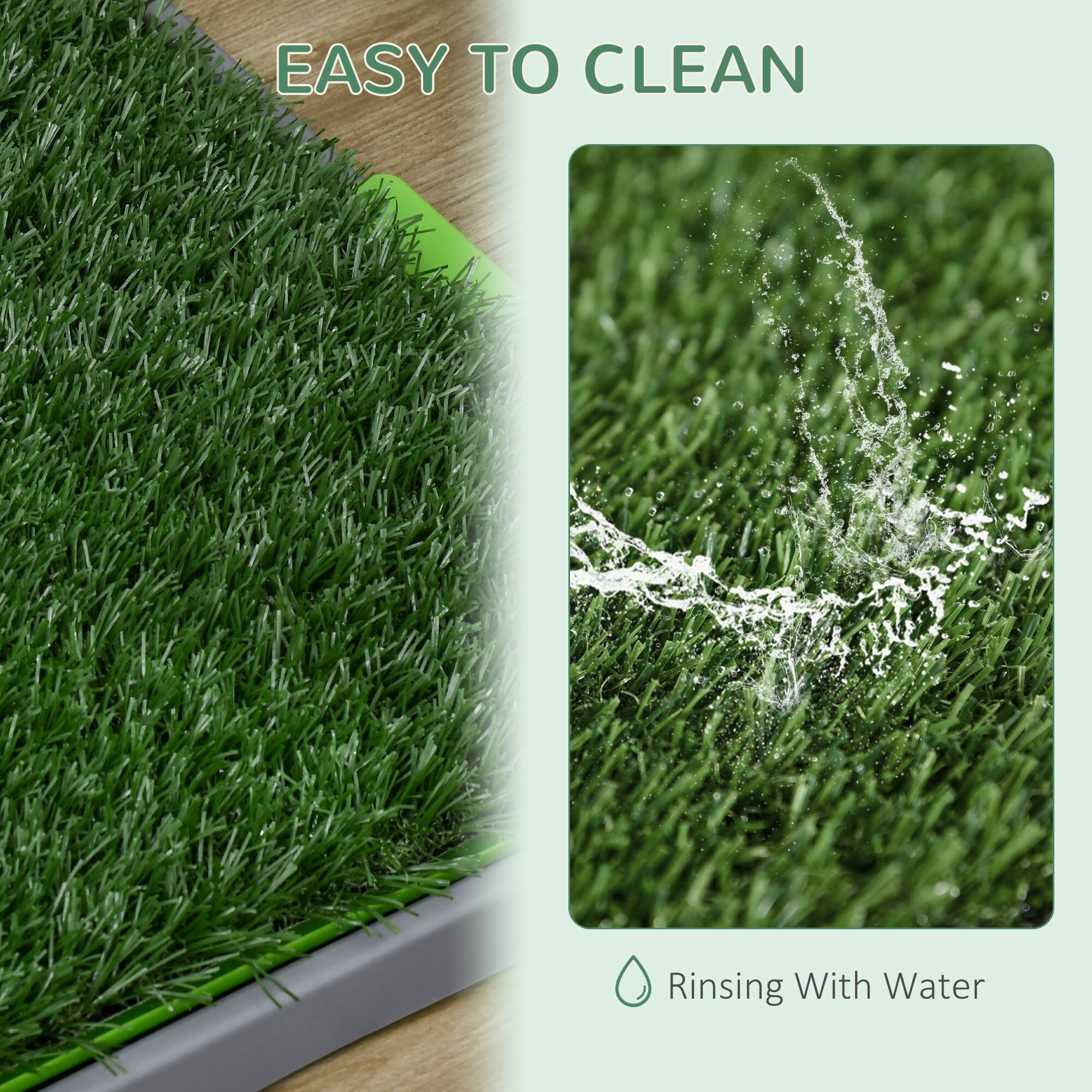 EASY TO CLEAN

Rinsing With Water