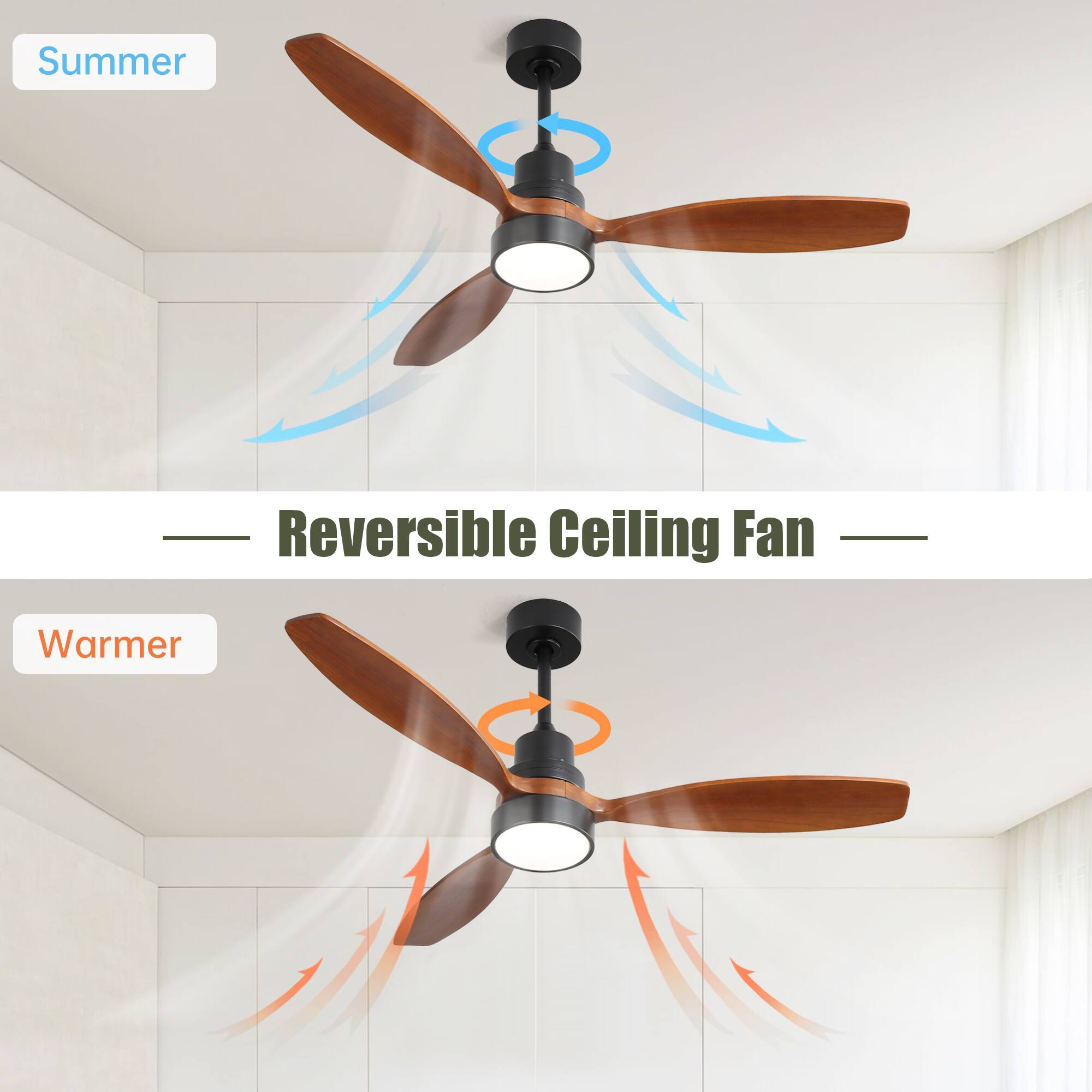 Summer  
Reversible Ceiling Fan  
Warmer