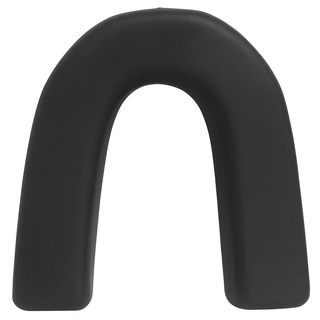 Alt View 4. Amber Sporting Goods - Breathable Boil & Bite MMA Mouth Guard for Boxing & Wrestling, Super Tough Combat Mouthpiece – Black - Black.