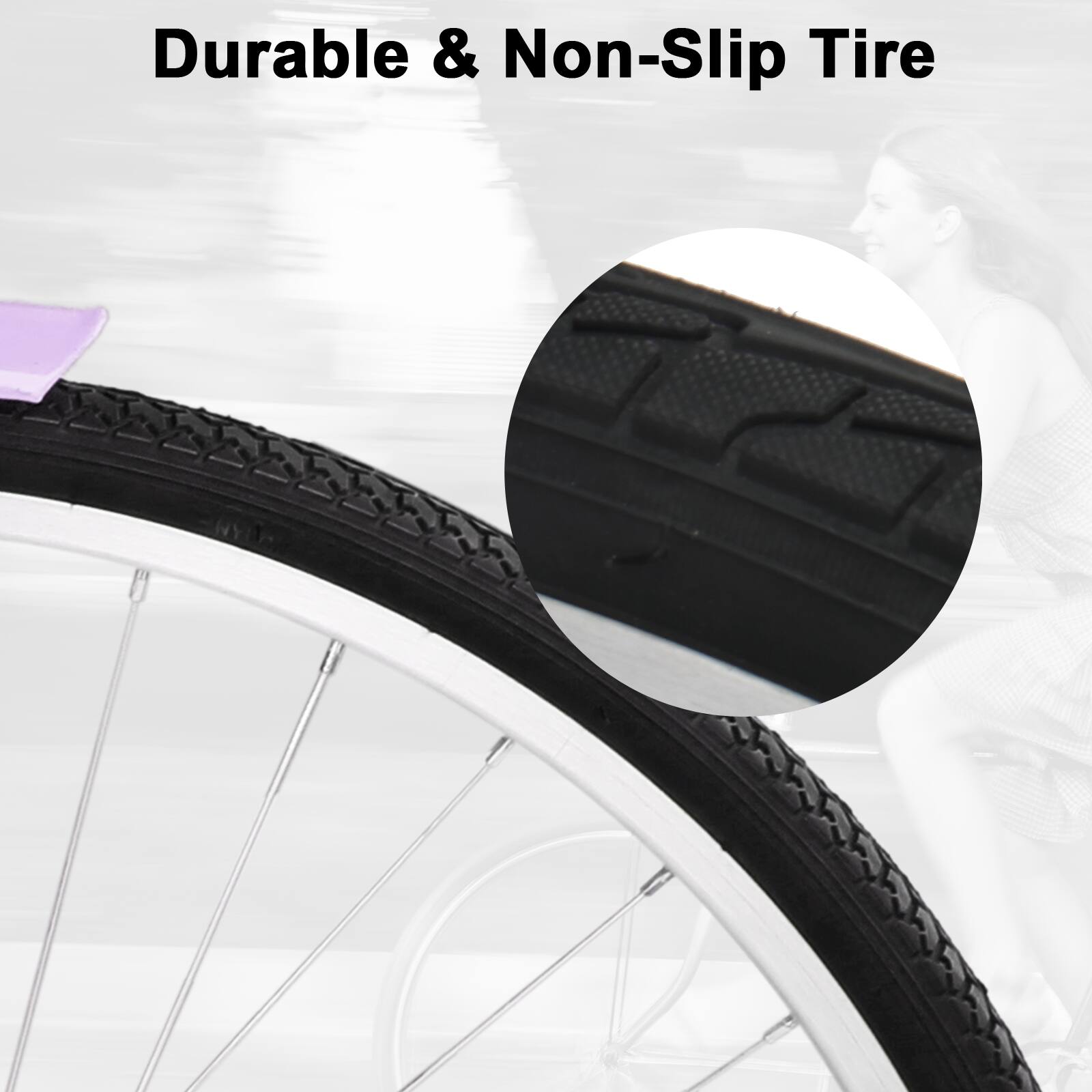 Durable & Non-Slip Tire