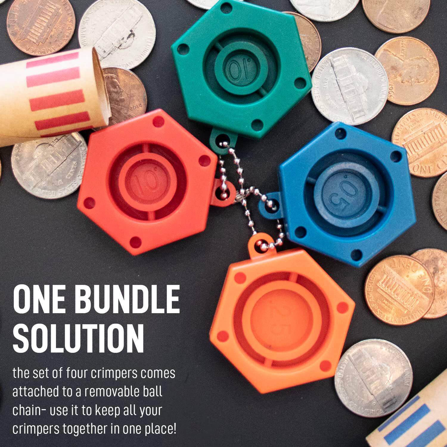 1011463031 ATS LO PLUBINUS O LNTS EEOIAG m 3961 MAUSO PON OF AMERIC L U INO G 05 STATESE 1BO ONE BUNDLE SOLUTION the set of four crimpers comes attached to a removable ball chain- use it to keep all your crimpers together in one place! .25 TNEO AMERICA LEEUO! ONE KELLIND