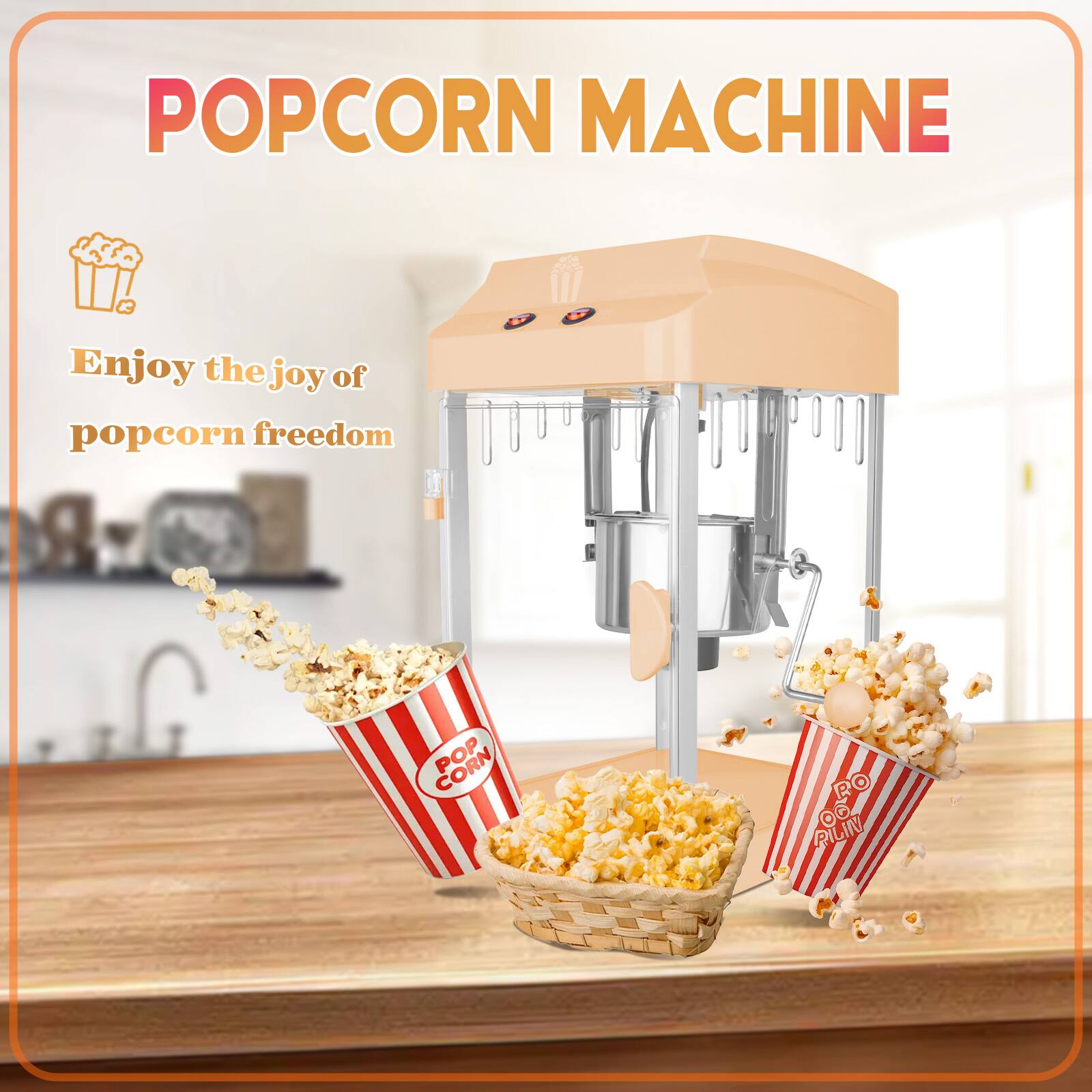 POPCORN MACHINE

Enjoy the joy of popcorn freedom