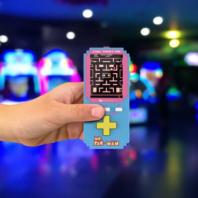 Ms. Pac Man Pixel Pocket Pro Portble Handheld Gaming System 845620071319 - Best Buy Ms. Pac Man Pixel Pocket Pro Portble Handheld Gaming System 845620071319 - Best Buy