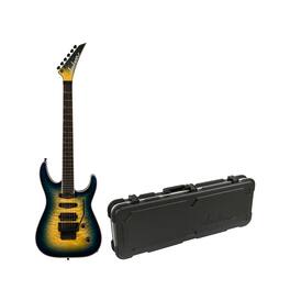 Jackson - Pro Plus Soloist SLA3Q Electric Guitar (Blue) with Hard Case