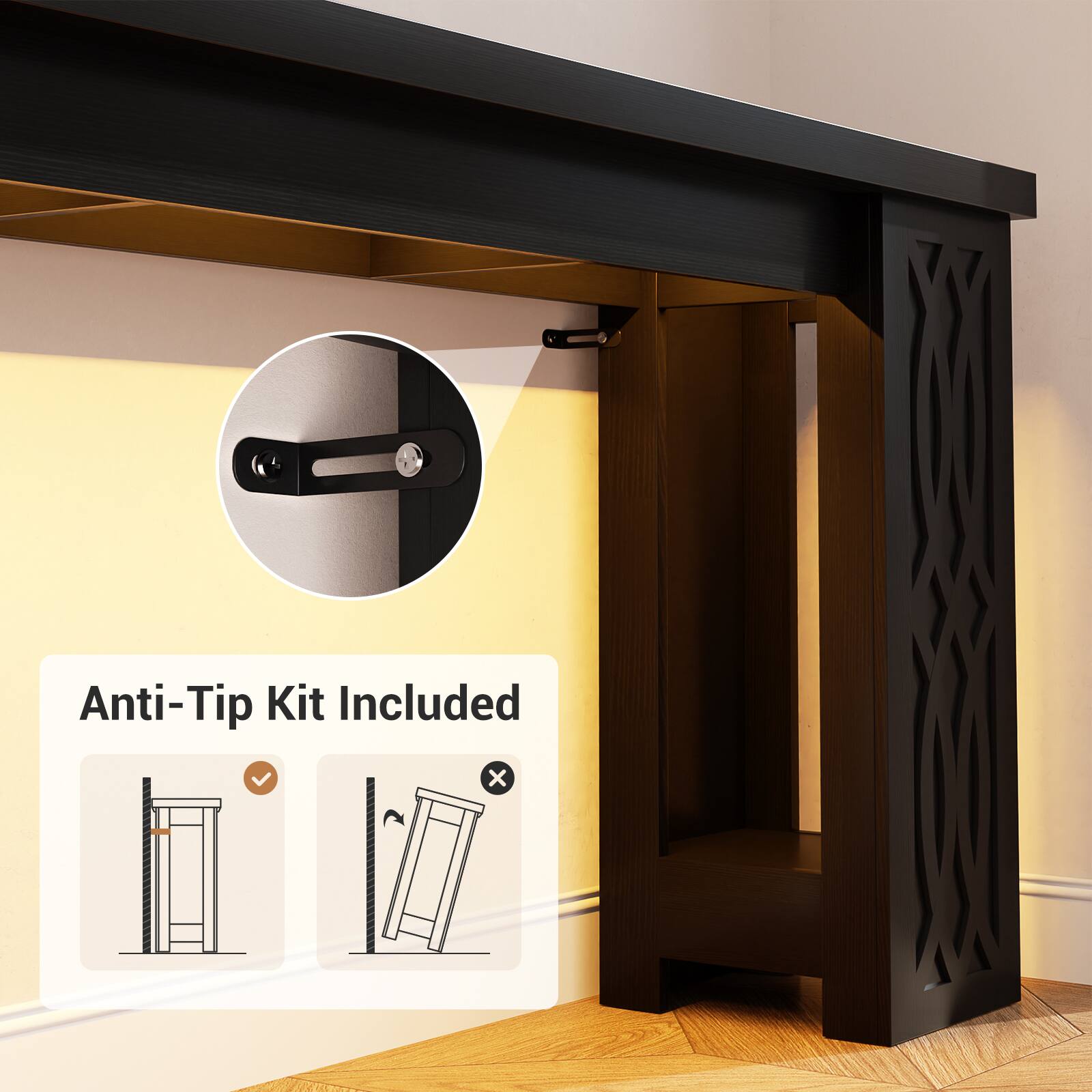 Anti-Tip Kit Included