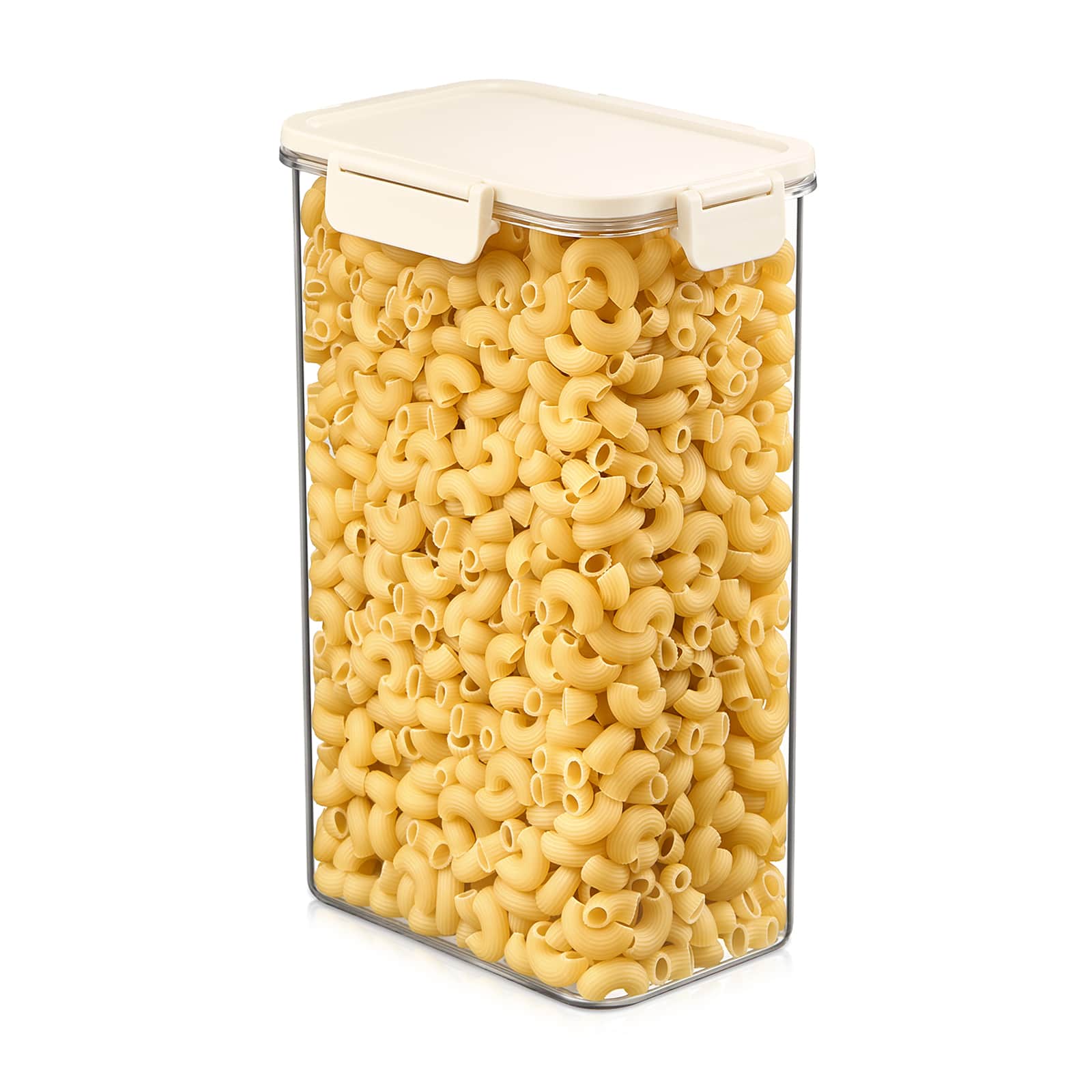 Sorbus - Airtight Food Storage Container- Stackable Pantry Canister with Secure Lid for Rice, Cereal, Flour, Pasta - Clear