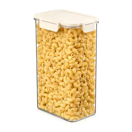 Front. Sorbus - Sorbus Airtight Food Storage Container- Clear Stackable Pantry Canister with Secure Lid for Rice, Cereal, Flour, Pasta - Clear.