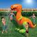 Alt View Zoom 1. Banzai - T-Rex Terror Mondo Sprinkler, Length: 96 in, Width: 80 in, Inflatable Outdoor Backyard Water Splash Toy.