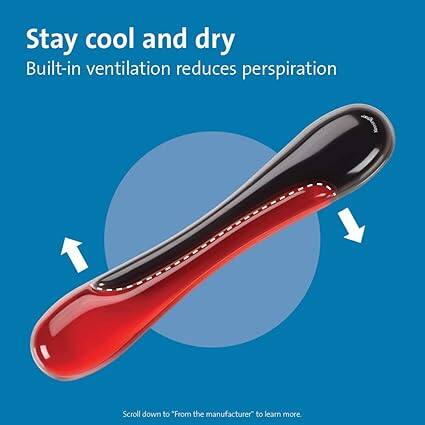 Stay cool and dry  
Built-in ventilation reduces perspiration  

Scroll down to "From the manufacturer" to learn more.