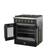 Alt View 3. Forno Appliances - Galiano 4.32 Cu. Ft. Freestanding Gas Convection Range with French Door Design - Black.