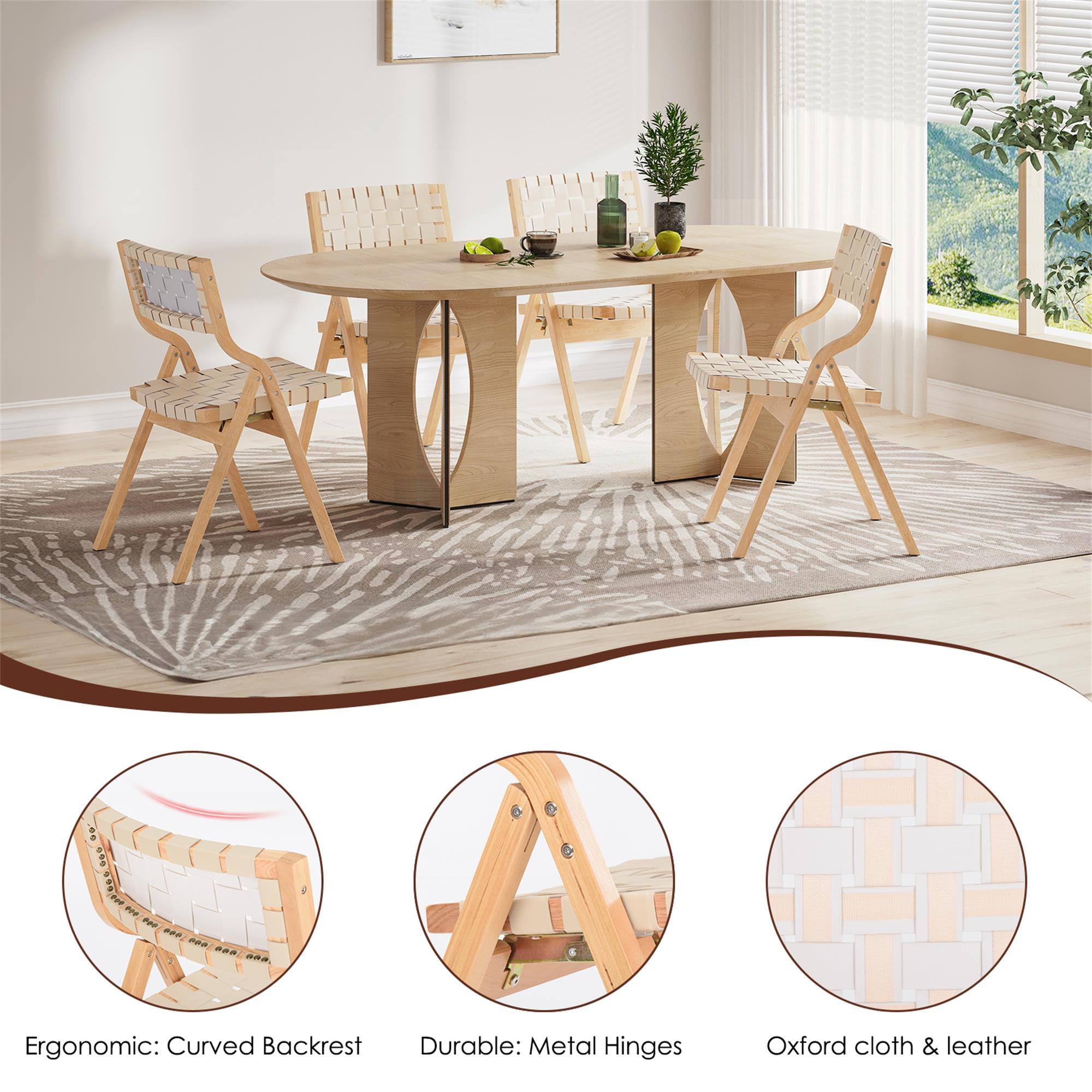 ATCH
BBQ

Ergonomic: Curved Backrest
Durable: Metal Hinges
Oxford cloth & leather