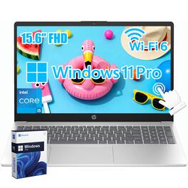 HP - 15.6" FHD Touchscreen Laptop - Intel i5-1334U - 8GB RAM - 512GB SSD - Windows 11 Pro - Silver