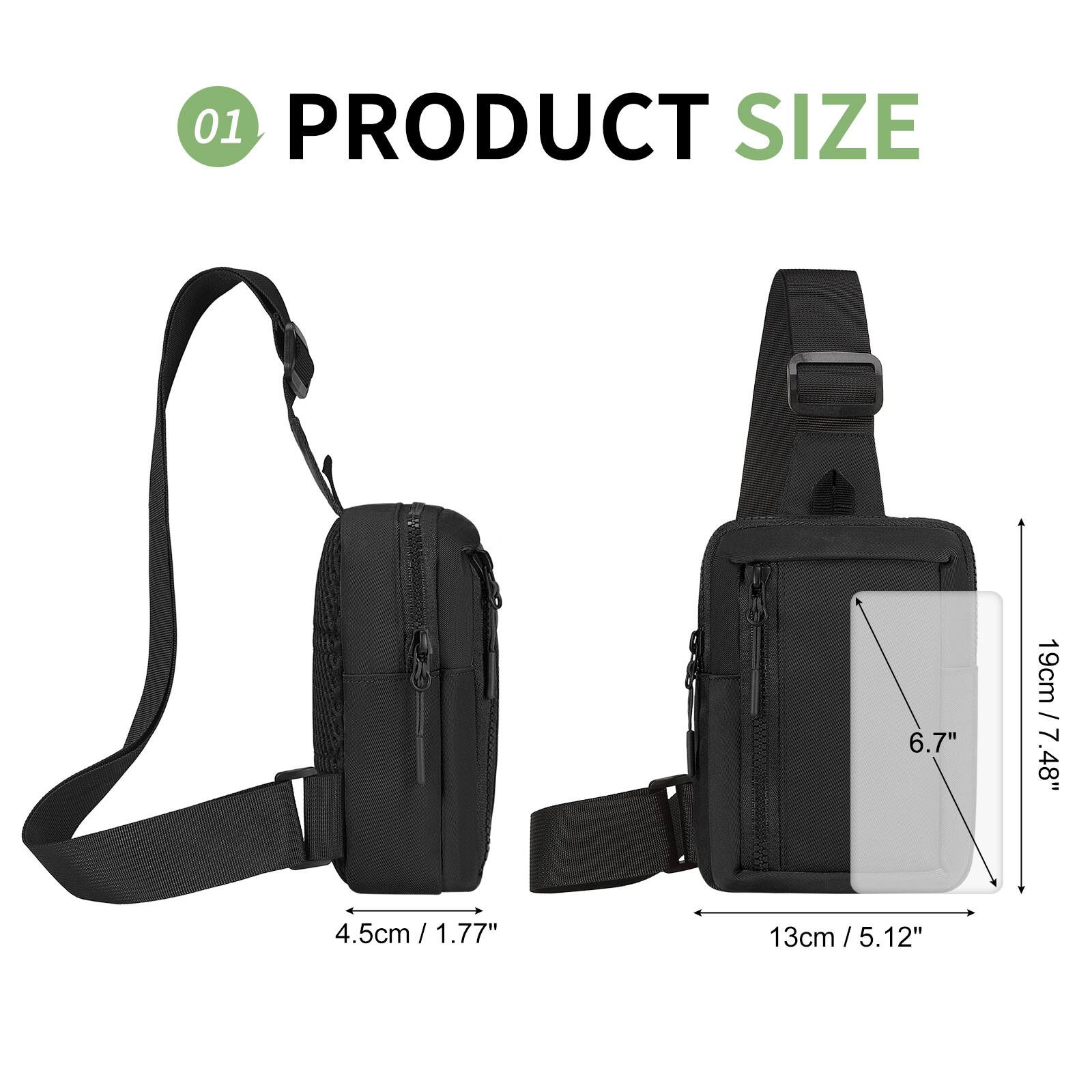 01 PRODUCT SIZE

6.7" / 19cm  
4.5cm / 1.77"  
13cm / 5.12"