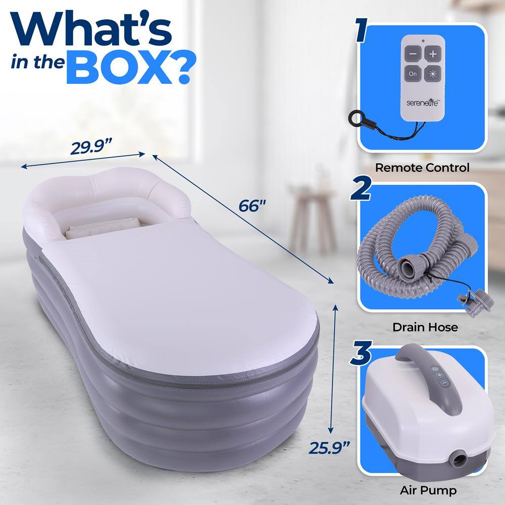 What's in the BOX?
1. Remote Control
2. Drain Hose
3. Air Pump