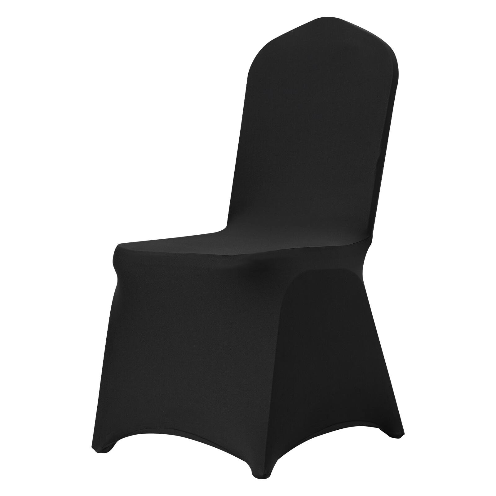 Alt View 5. VEVOR - Stretch Spandex Folding Chair Covers, Universal Fitted Chair Cover, Removable Washable Protective Slipcovers, 30PCS - Black.