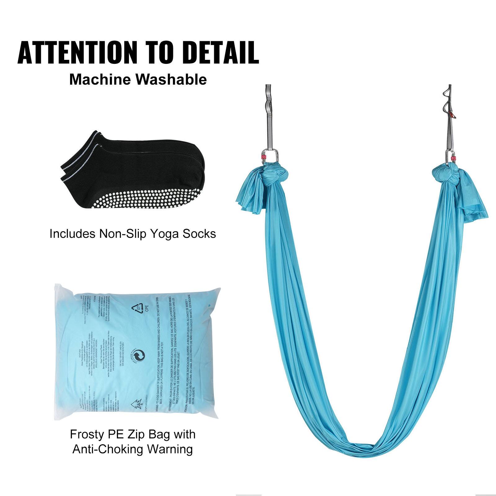 ATTENTION TO DETAIL  
Machine Washable  

Includes Non-Slip Yoga Socks  

Frosty PE Zip Bag with Anti-Choking Warning