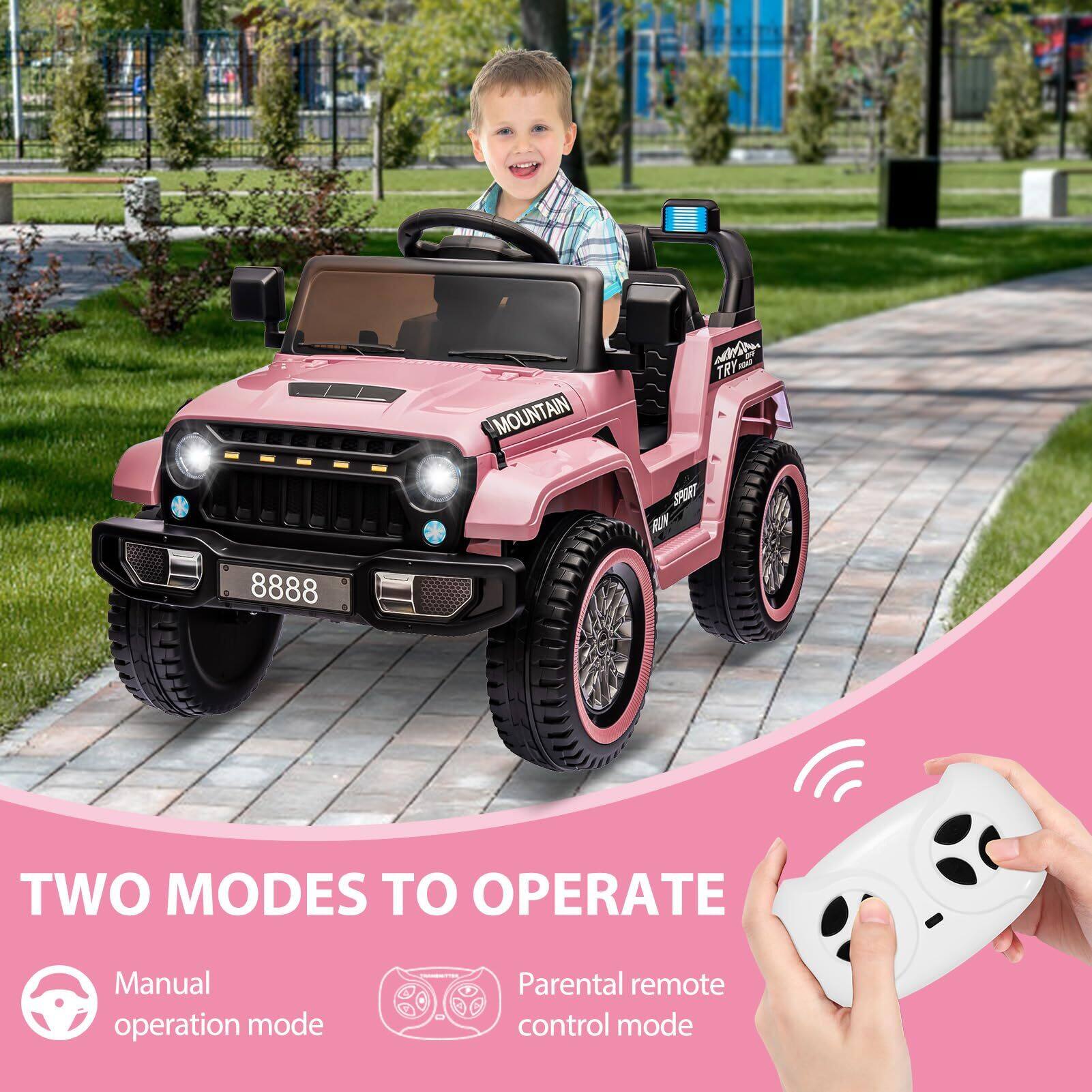 MOUNTAIN M - TRY SPORT FUN 8888

TWO MODES TO OPERATE

- Manual operation mode
- Parental remote control mode