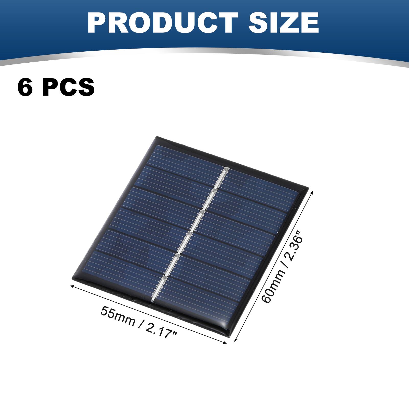 PRODUCT SIZE

6 PCS

55mm / 2.17" x 60mm / 2.36"
