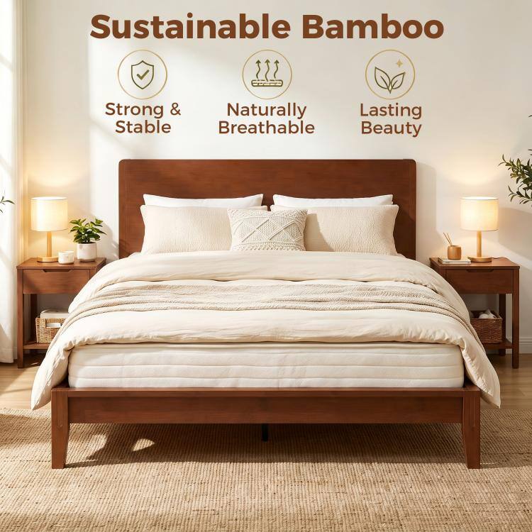 Sustainable Bamboo

Strong & Stable  
Naturally Breathable  
Lasting Beauty