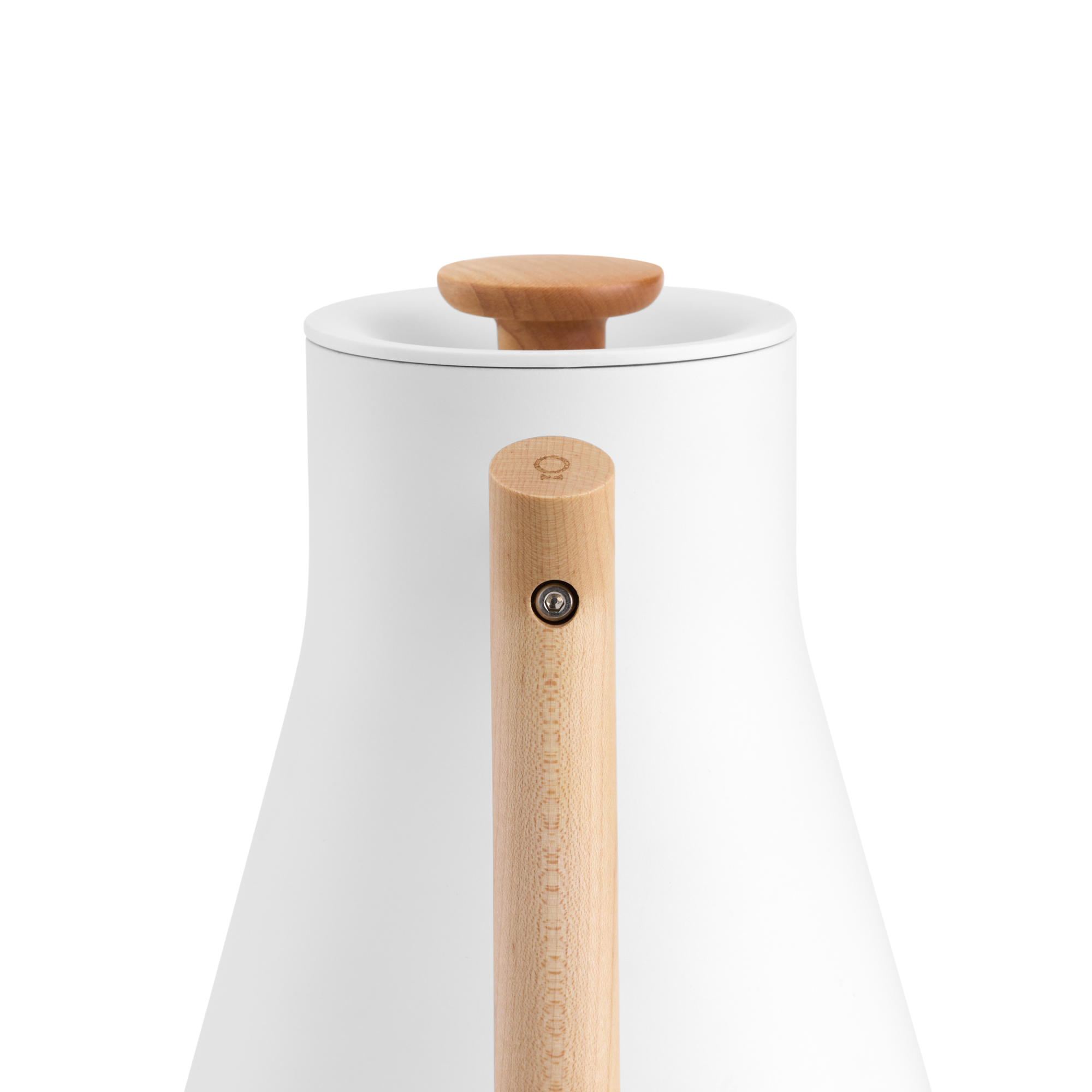 Angle. Fellow - Corvo EKG Pro Electirc Kettle - Matte White and Maple.