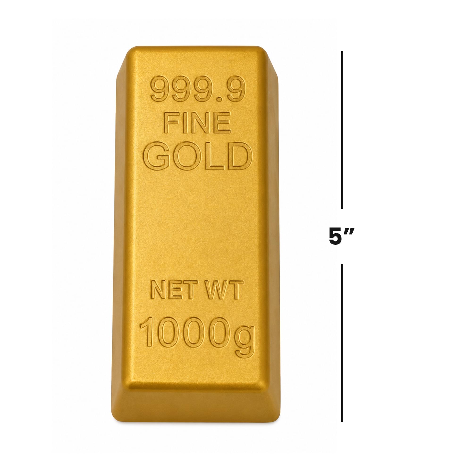 999.9 FINE GOLD  
5"  
NET WT 1000g