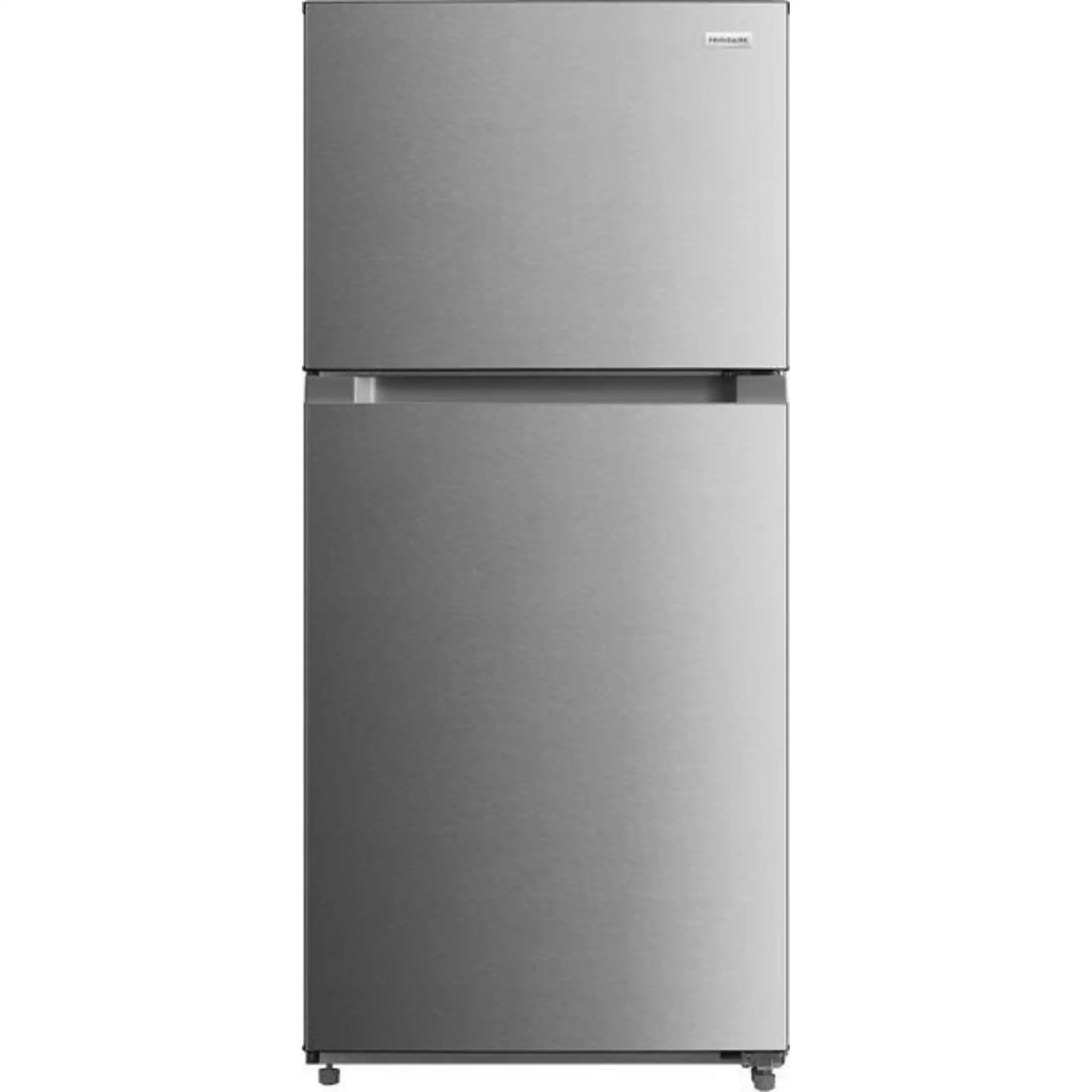 Front. Frigidaire - 19 Cu. Ft. Garage Ready Top Freezer Refrigerator - Fingerprint-Resistant Stainless Steel Look.