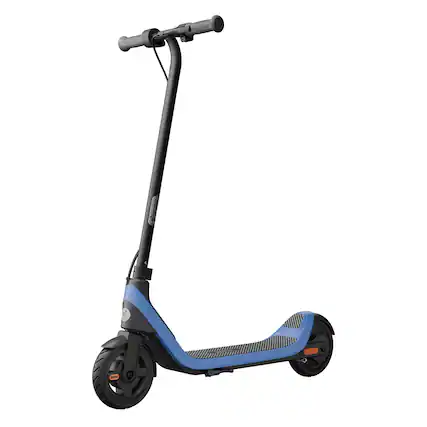 Front. Segway - C2 Lite Kids Electric Kick Scooter w/5.6 mi Max Operating Range & 9.9 mph Max Speed - Blue.