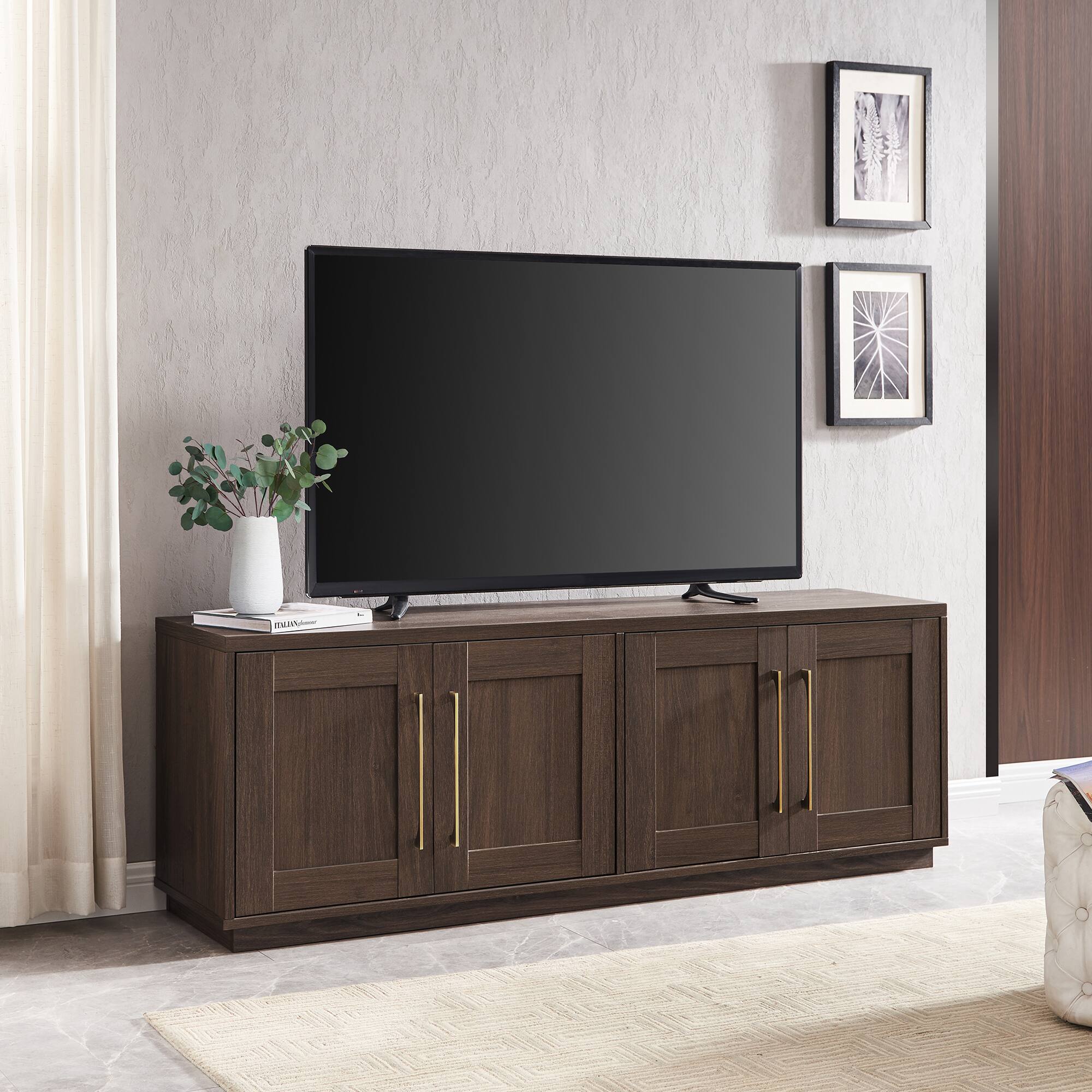 Alt View 1. Camden&Wells - Tillman TV Stand for Most TVs up to 75" - Alder Brown.