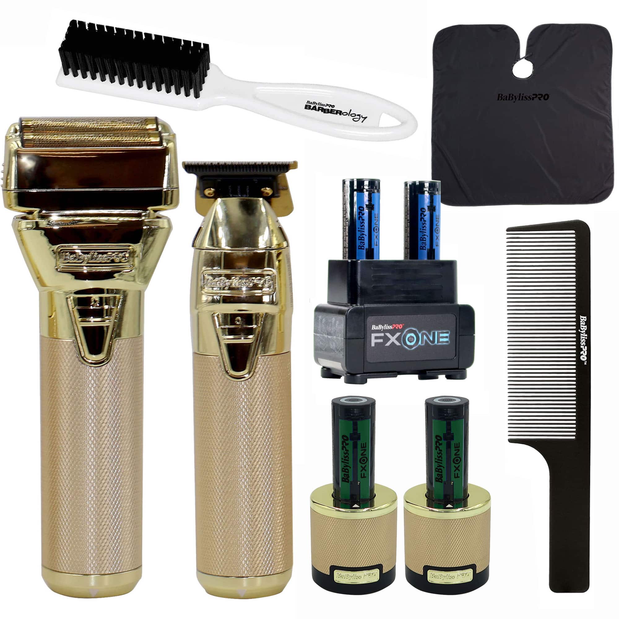 Babyliss - Pro FXONE GOLDFX Limited Edition Prepack FX1FSTGPK Pro Barber Kit - Gold