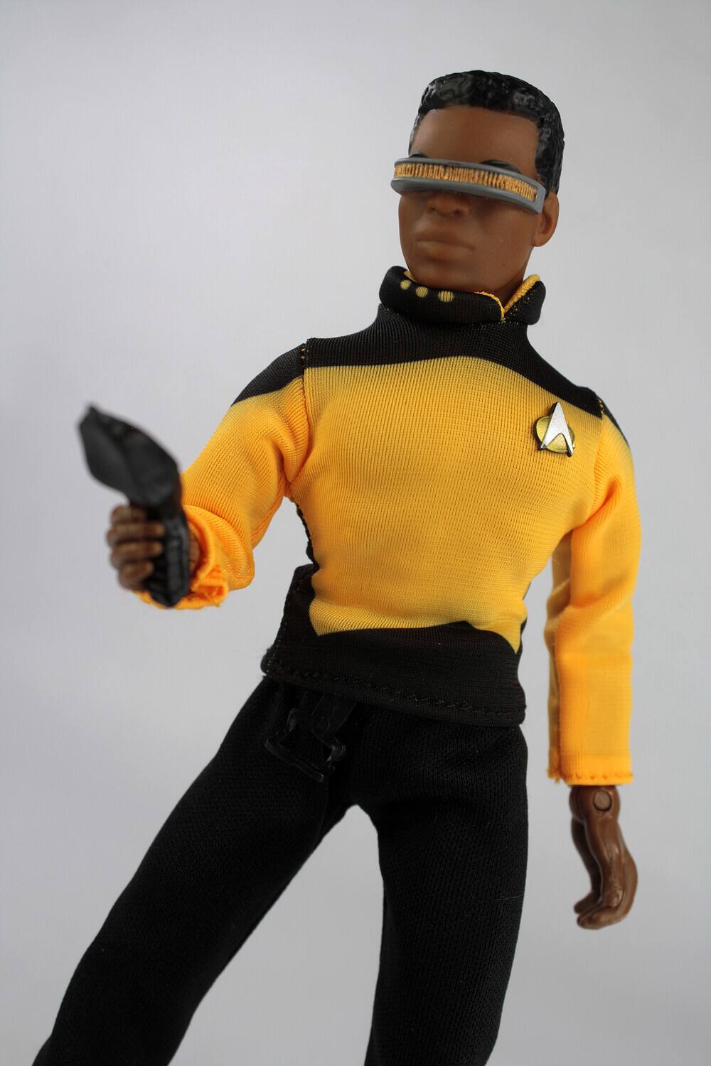 Alt View 3. PopMarket - Mego - Star Trek: TNG - Geordi LaForge 8" Action Figure   - COLLECTIBLES - Multicolor.