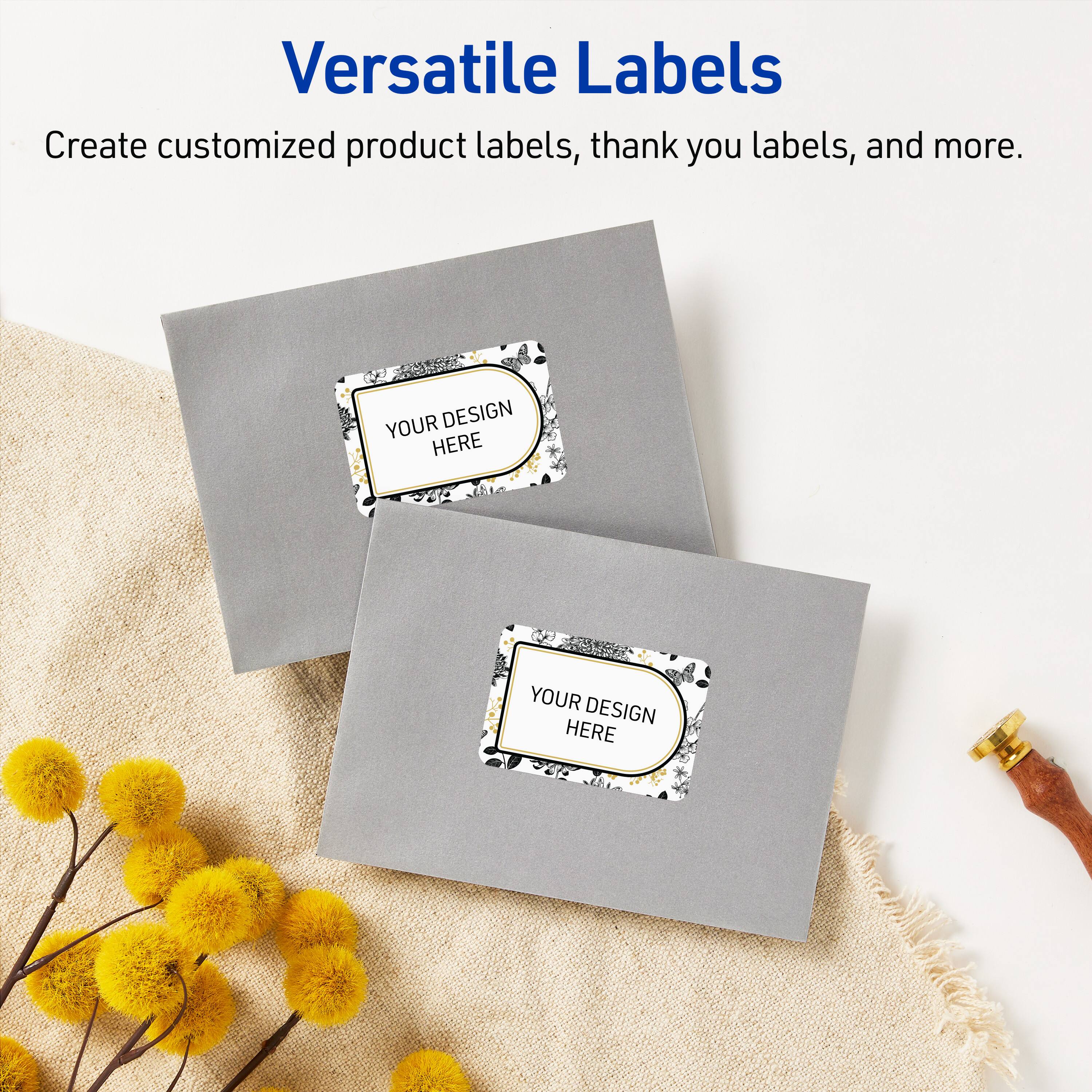 Versatile Labels

Create customized product labels, thank you labels, and more.

YOUR DESIGN HERE
YOUR DESIGN HERE